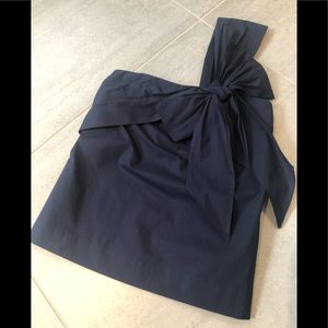 J. Crew One Shoulder Blouse